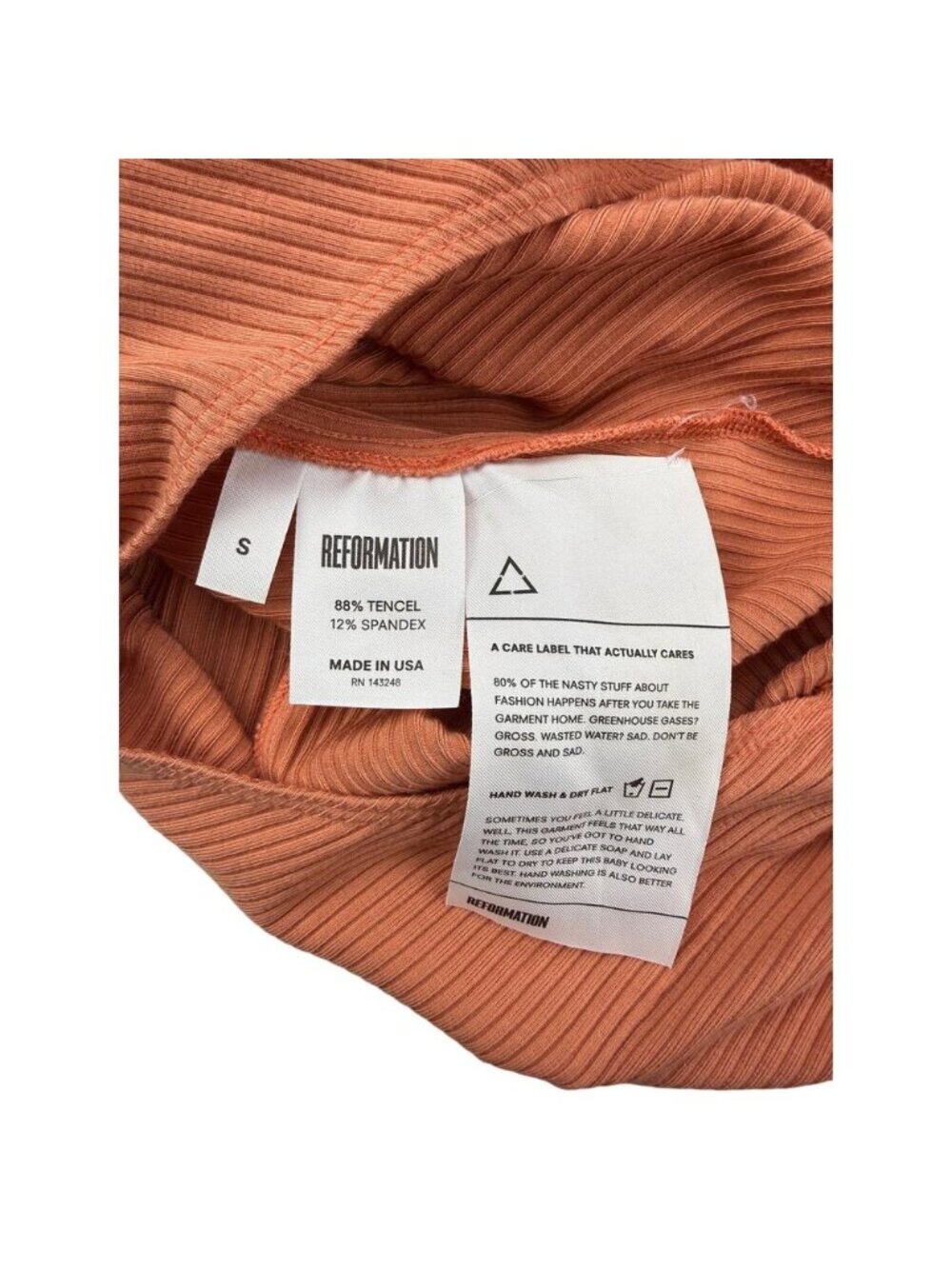 Reformation Ribbed Bodysuit - Picture 4 of 6
